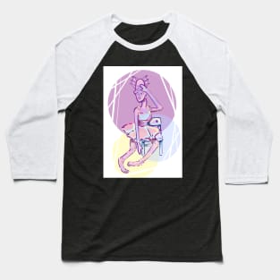 alien girl Baseball T-Shirt